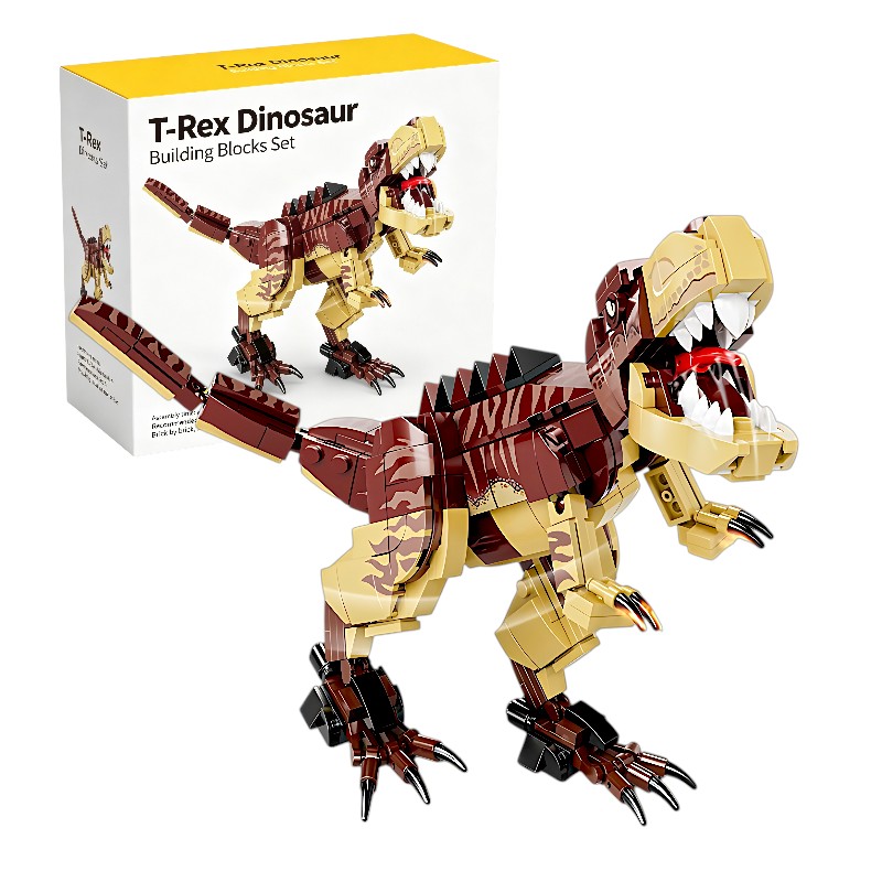 🦖 T-Rex Dinosaur Building Blocks Set