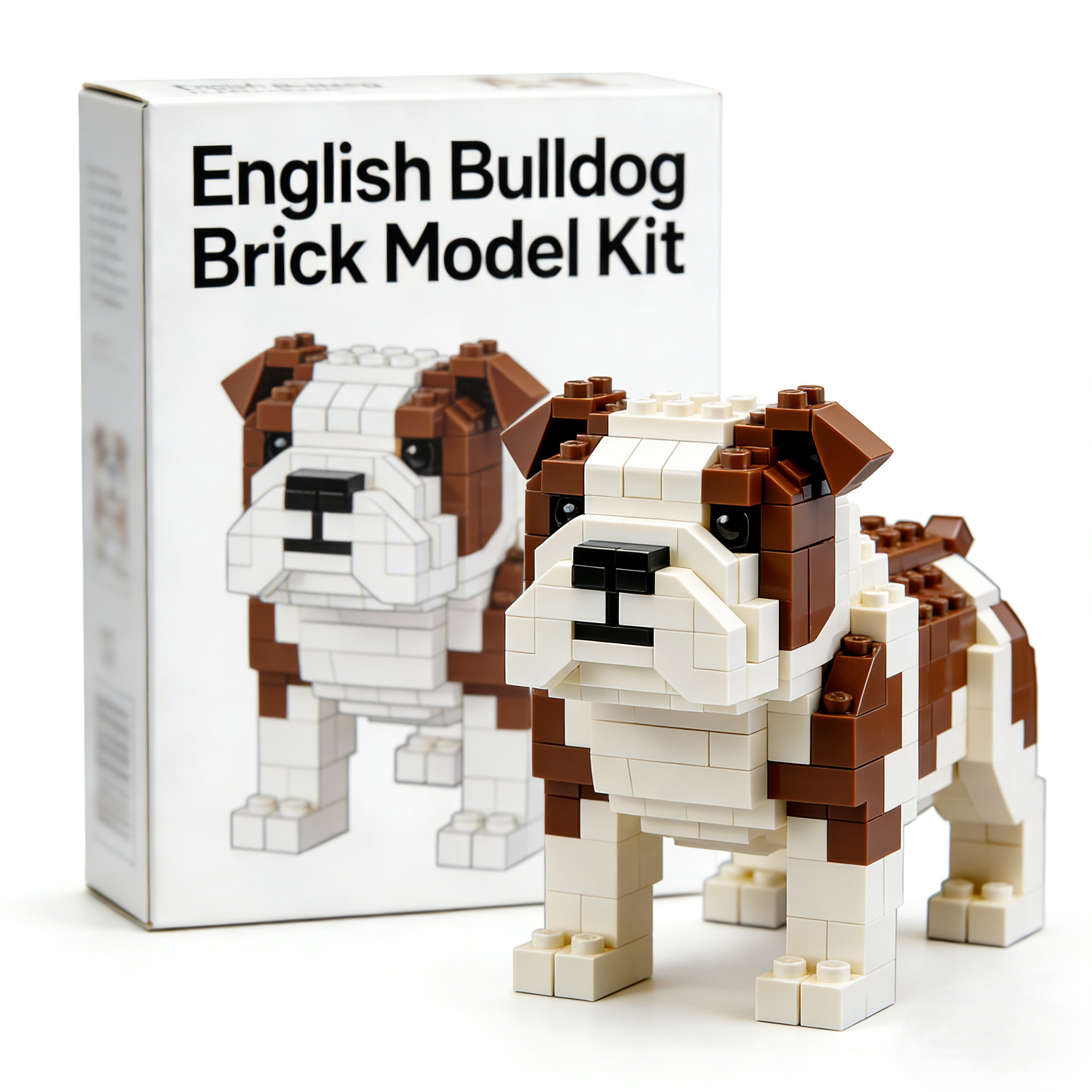 English Bulldog Brick Model Kit