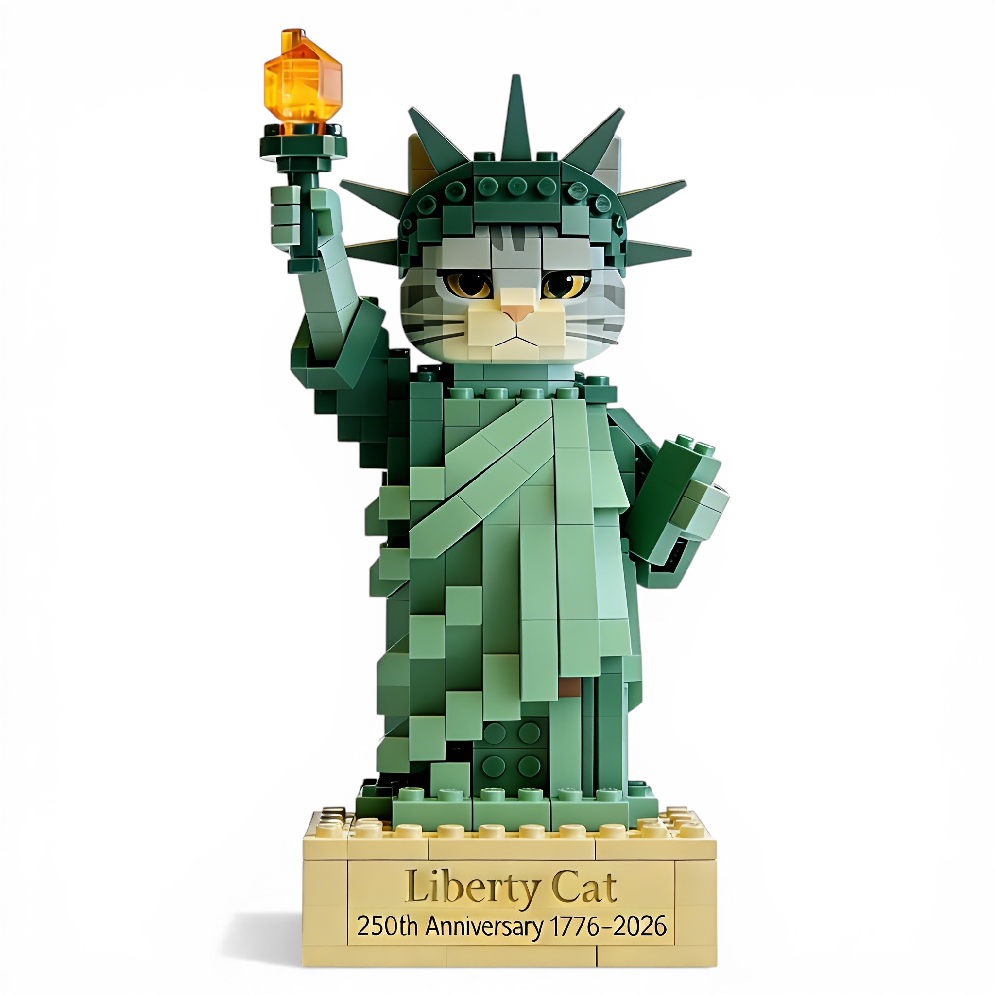 🗽Catberty Brick Set – Liberty Cat (250th Anniversary Edition)