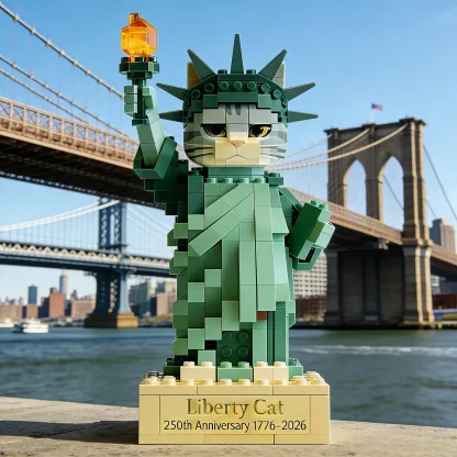 🗽Catberty Brick Set – Liberty Cat (250th Anniversary Edition)