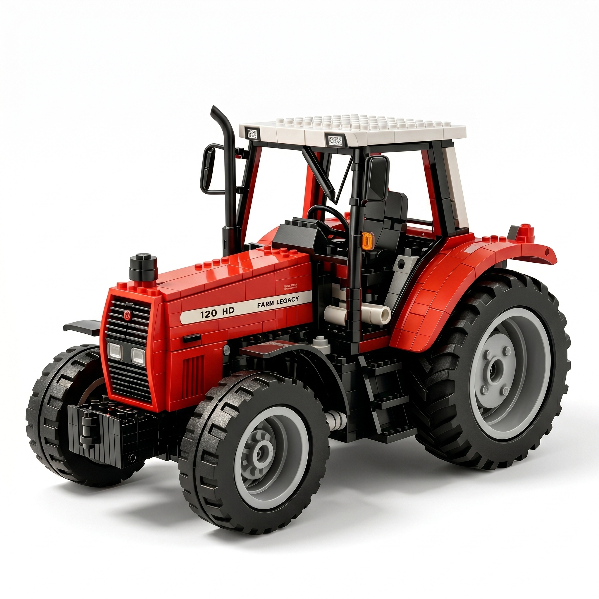 🚜Farm Legacy™ 120 HD Tractor Classic Vintage Farm Tractor Brick Set