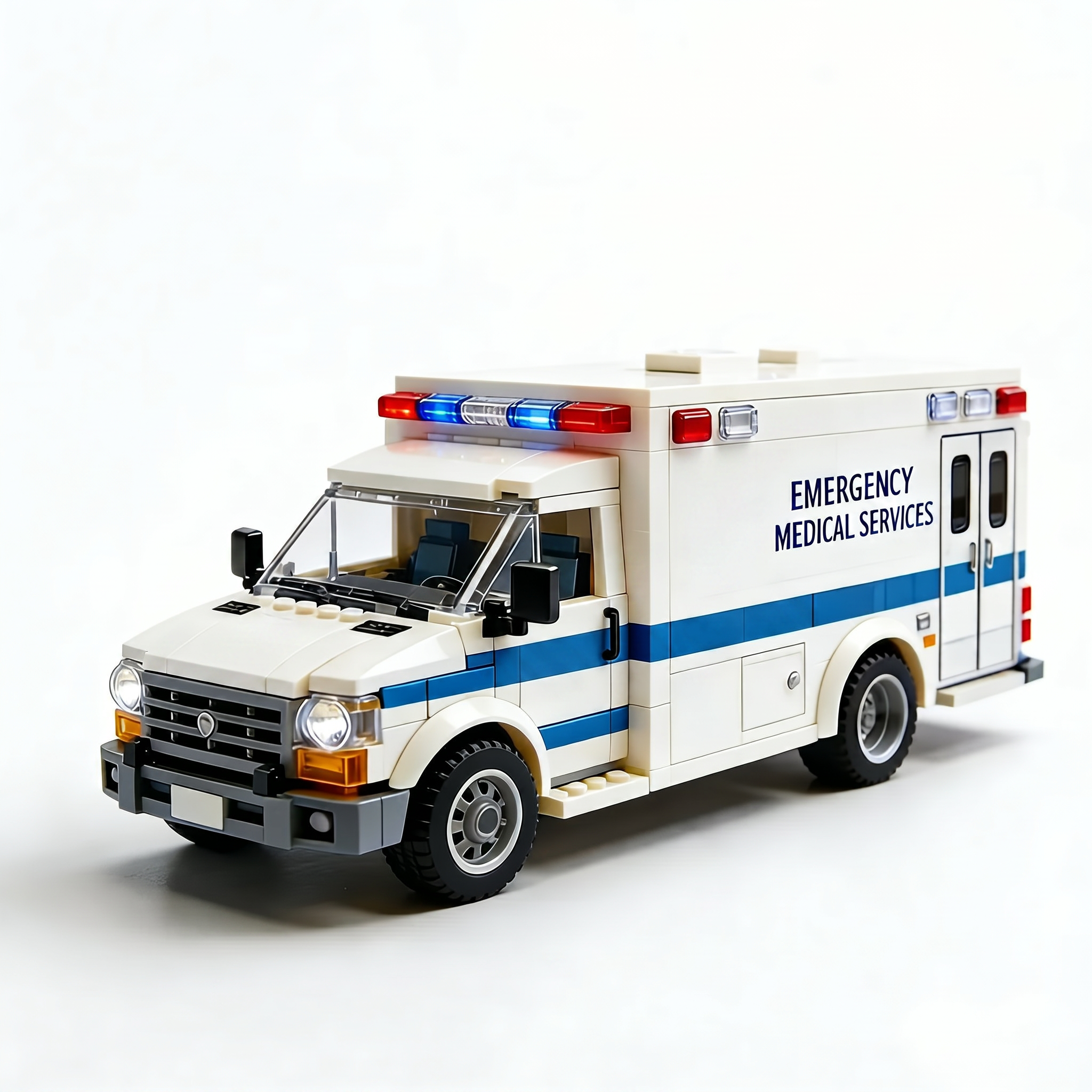 🚑Emergency Rescue Ambulance Brick Set – Honor the Heroes Who Save Lives
