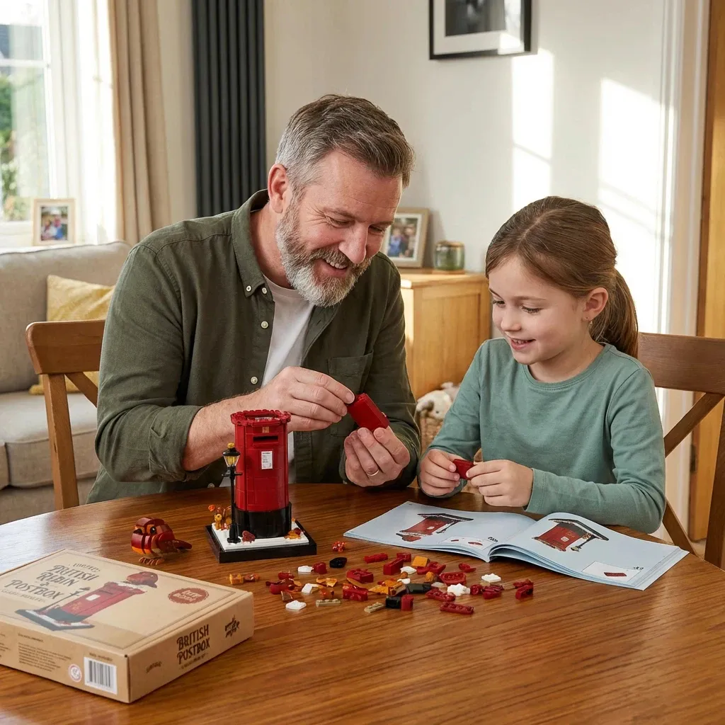 Vintage Postbox & Robin Brick Set – A Symbol of Love & Remembrance📮