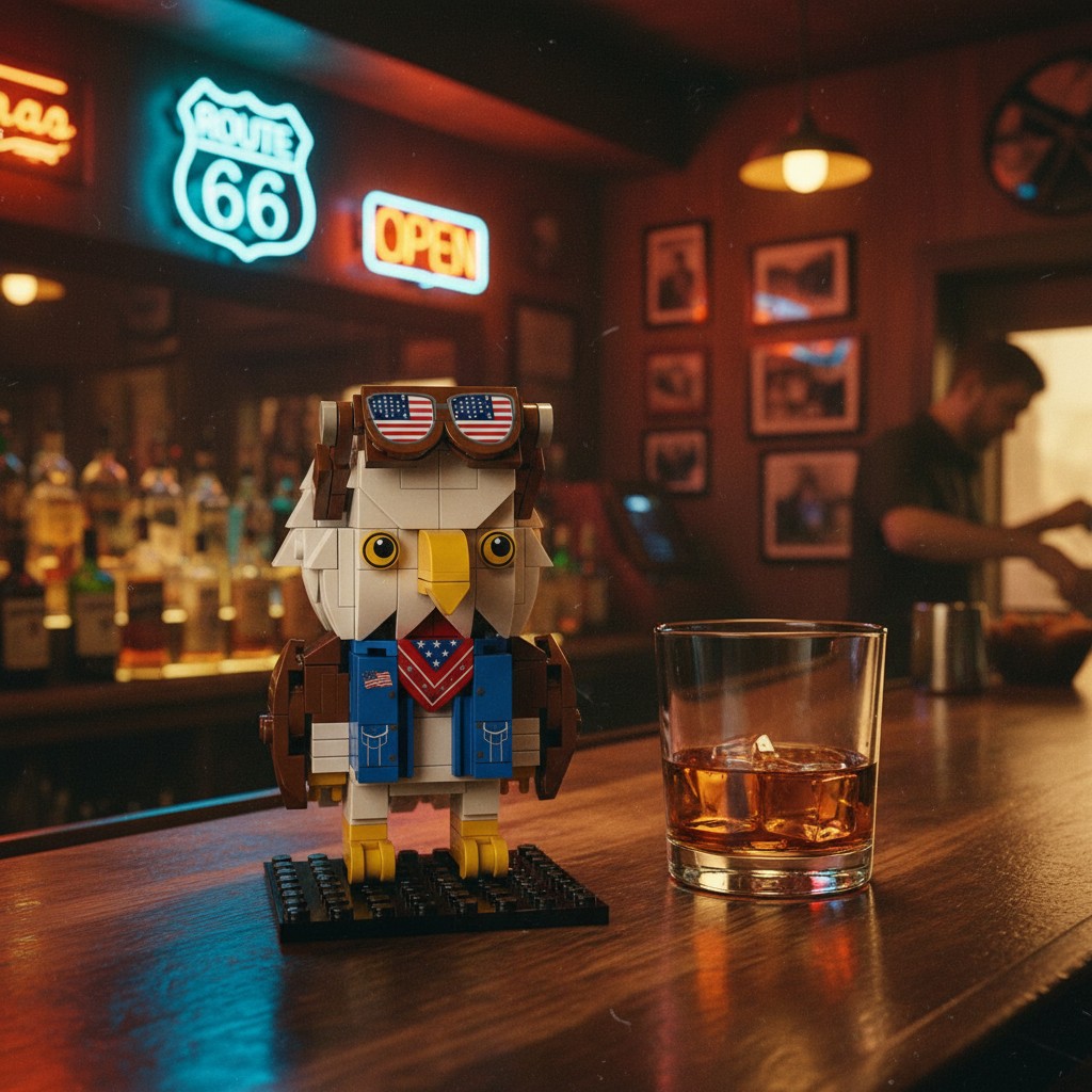 🦅Freedom Spirit Bald Eagle Brick Set