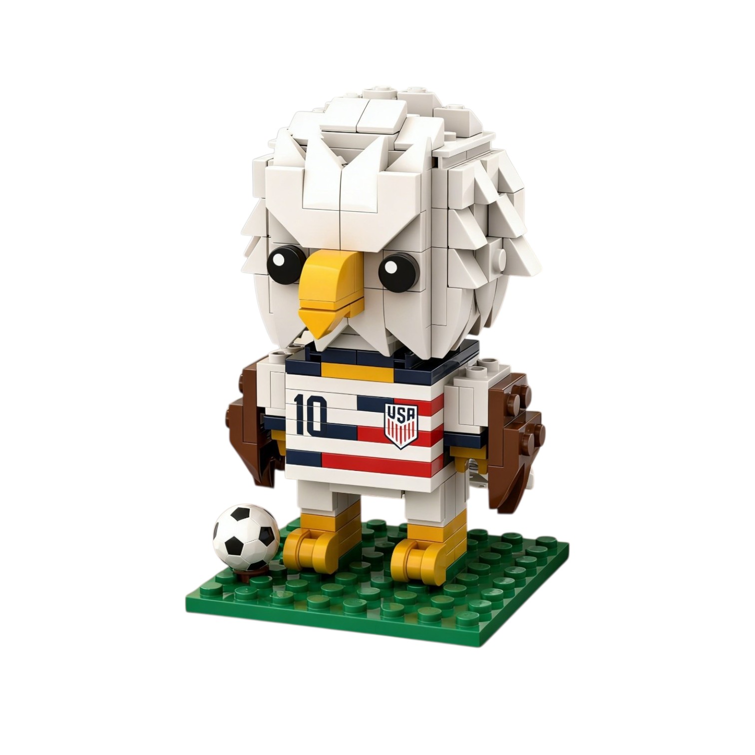 🦅USA Soccer Eagle Building Block Set