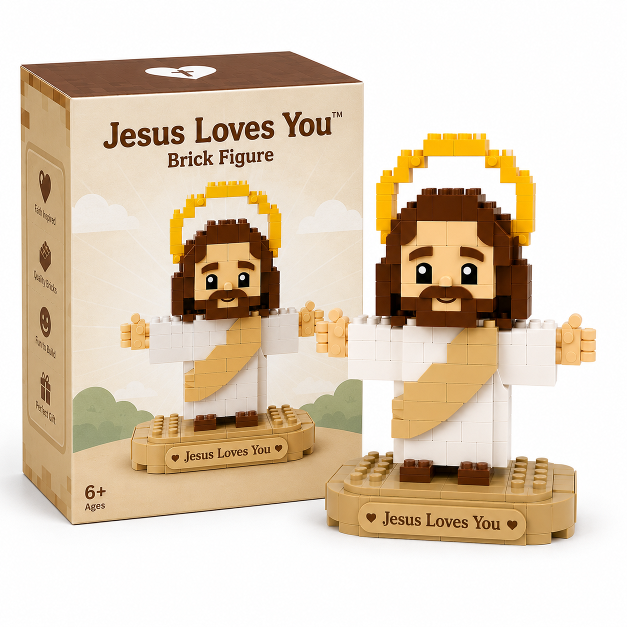 Jesus Loves You™ |Brick Figure