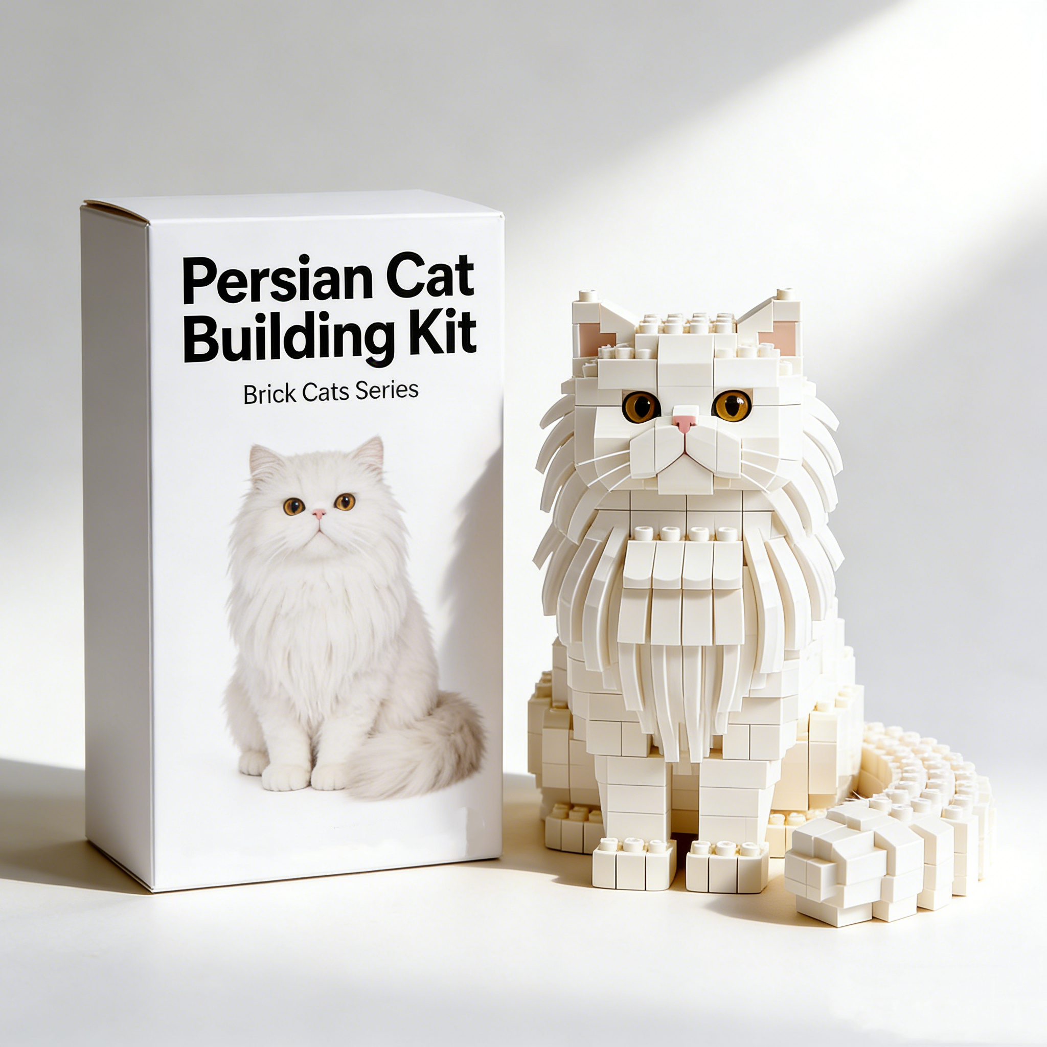Brick Cats –  Persian Cat Building Kit