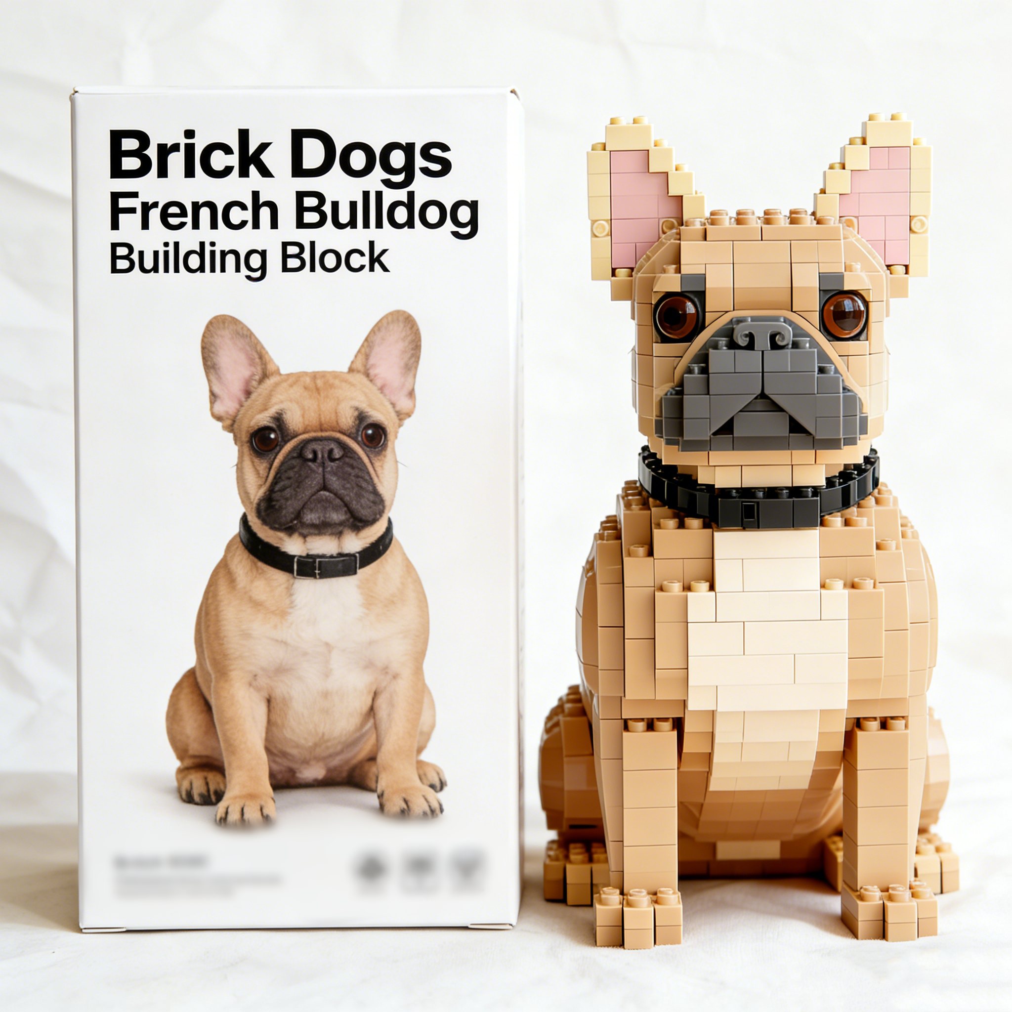 Brick Dogs — French Bulldog Building Block