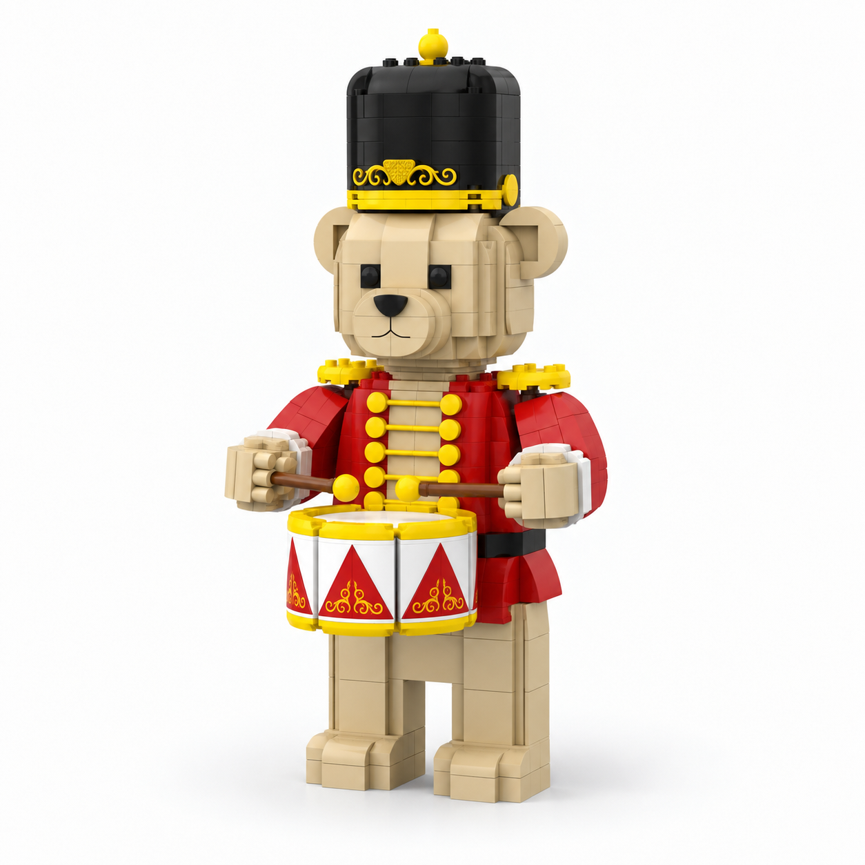 🐻 Royal Bear Drummer Building Set 🥁
