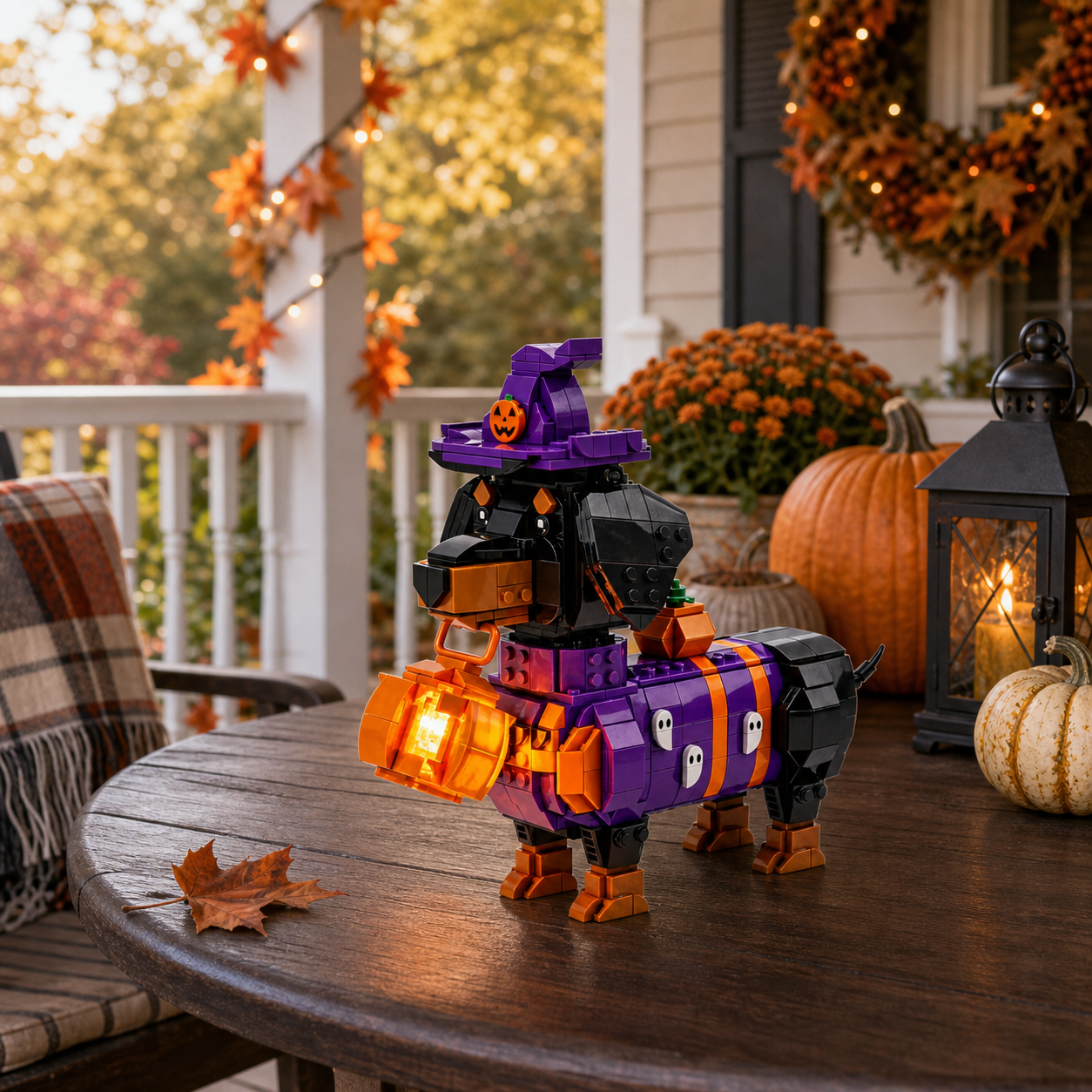 2026 Limited Edition – Halloween Dachshund Brick Set 🎃