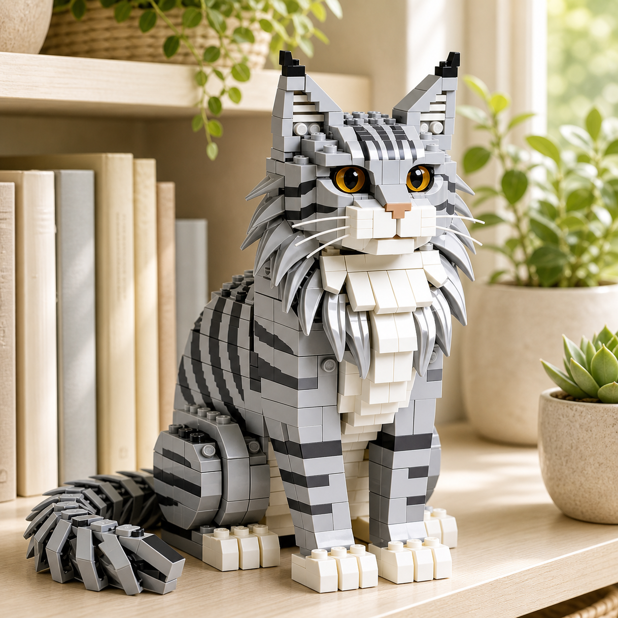 Maine Coon Cat Building Kit