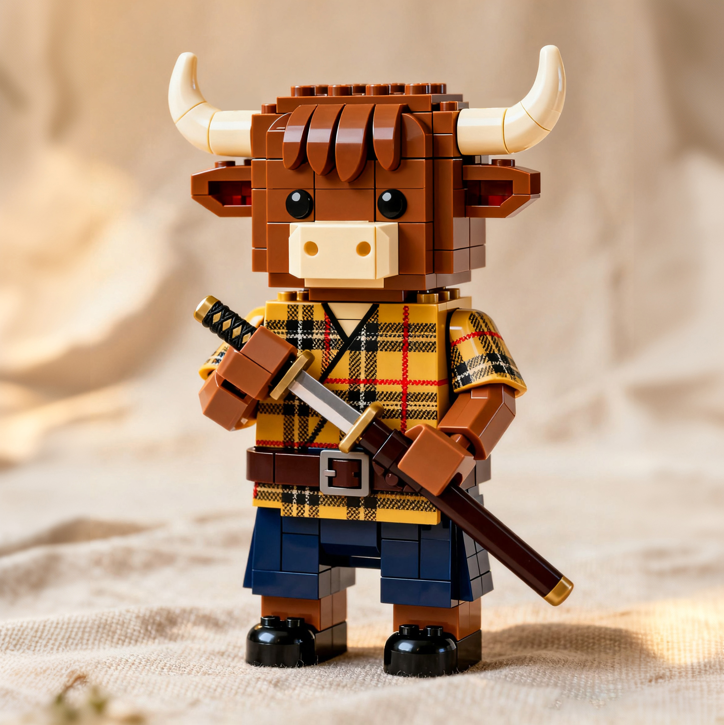 2025 New Edition – Highland Cow with Katana⚔️