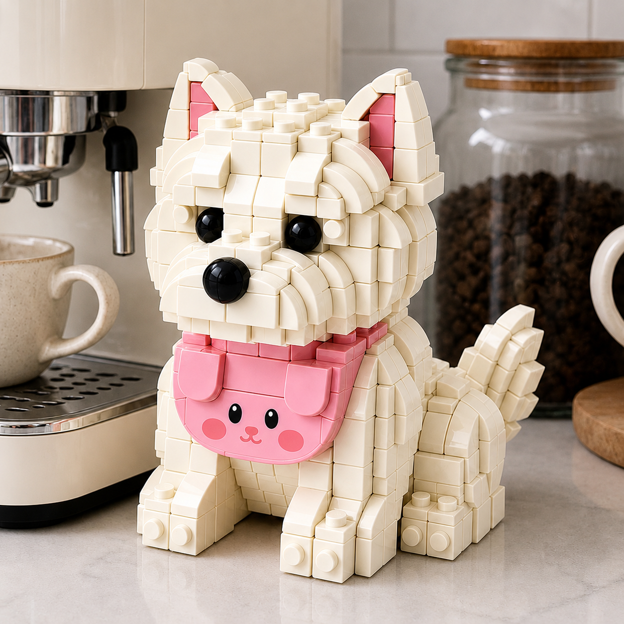 🎀🐕 Sweetheart Westie Building Set