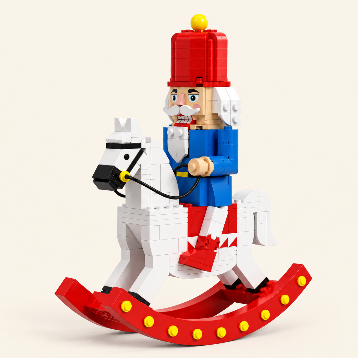 🎄 Nutcracker Rocking Horse Building Set 🎠