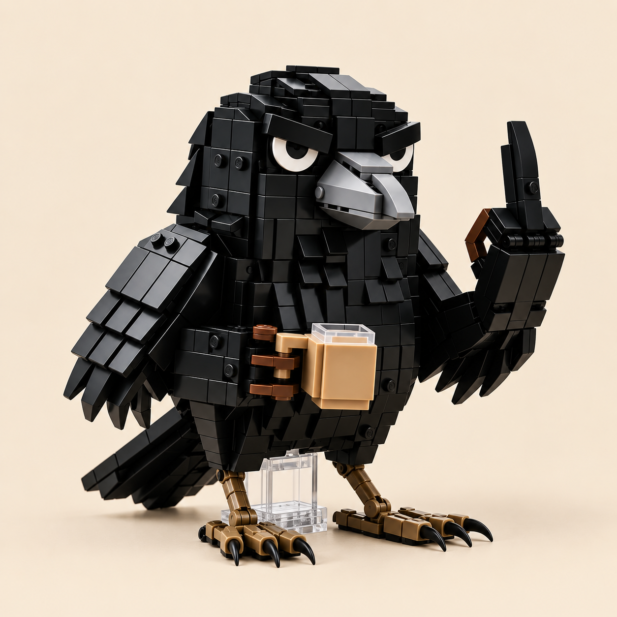 Sarcastic Crow Building Block Set🐦‍⬛
