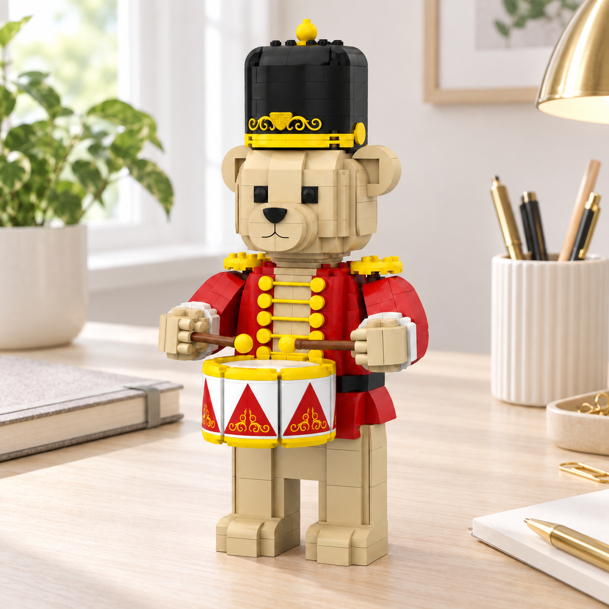 🐻 Royal Bear Drummer Building Set 🥁
