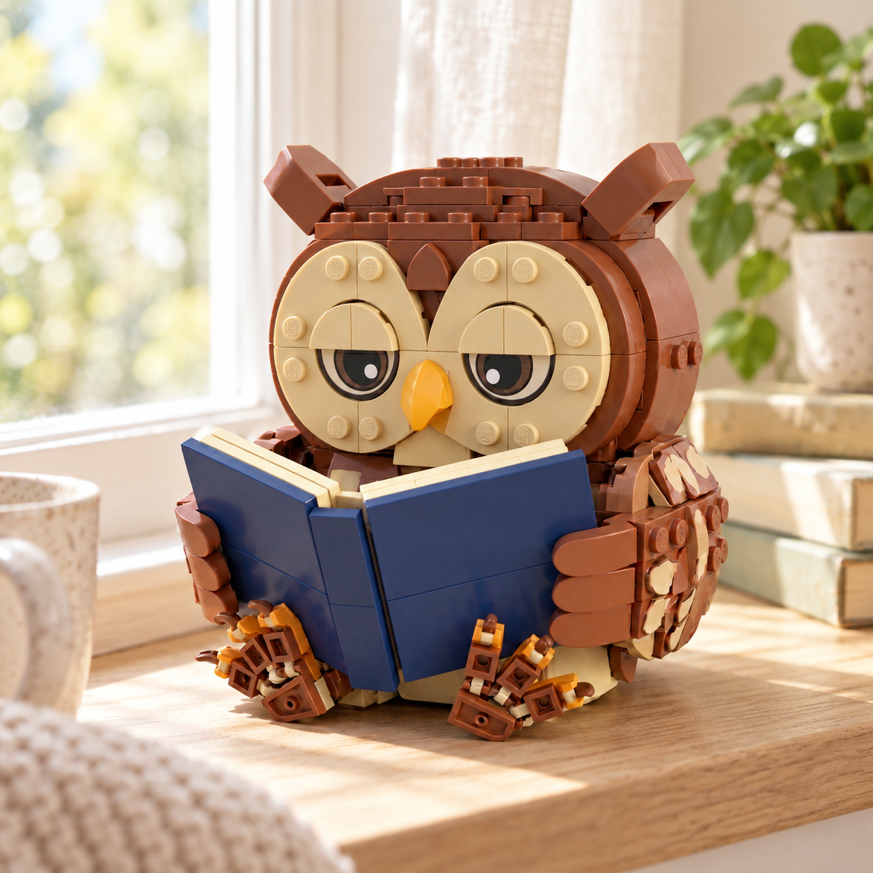 🦉One More Chapter — Reading Owl Building Set📖