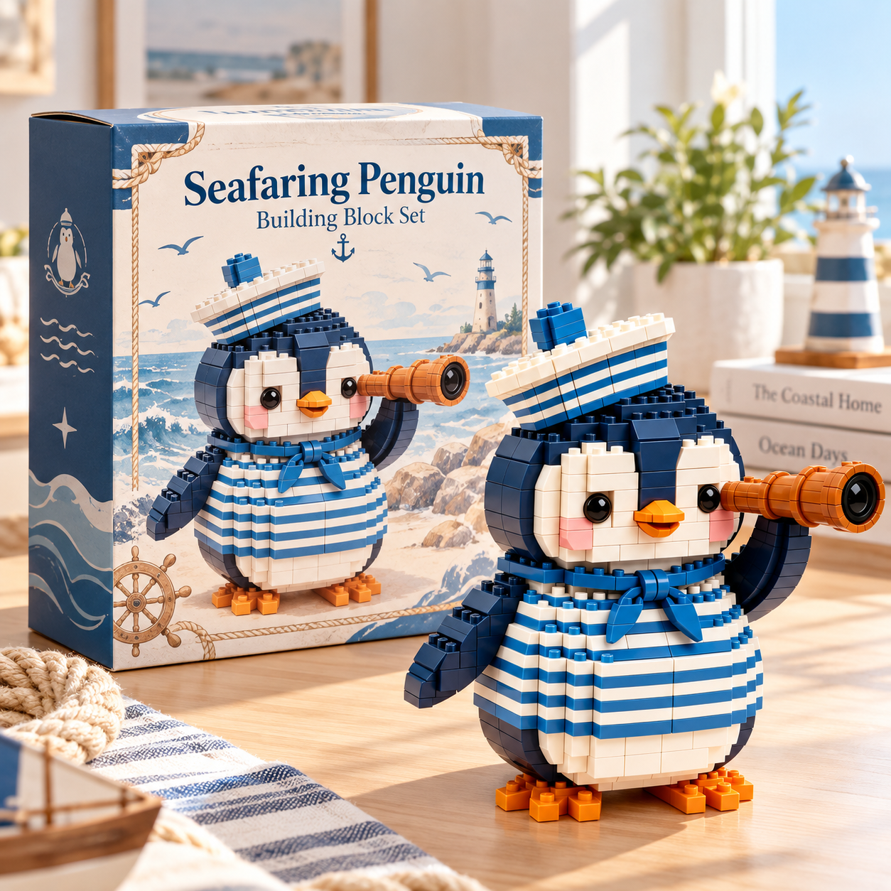 Seafaring Penguin Building Block Set🐧