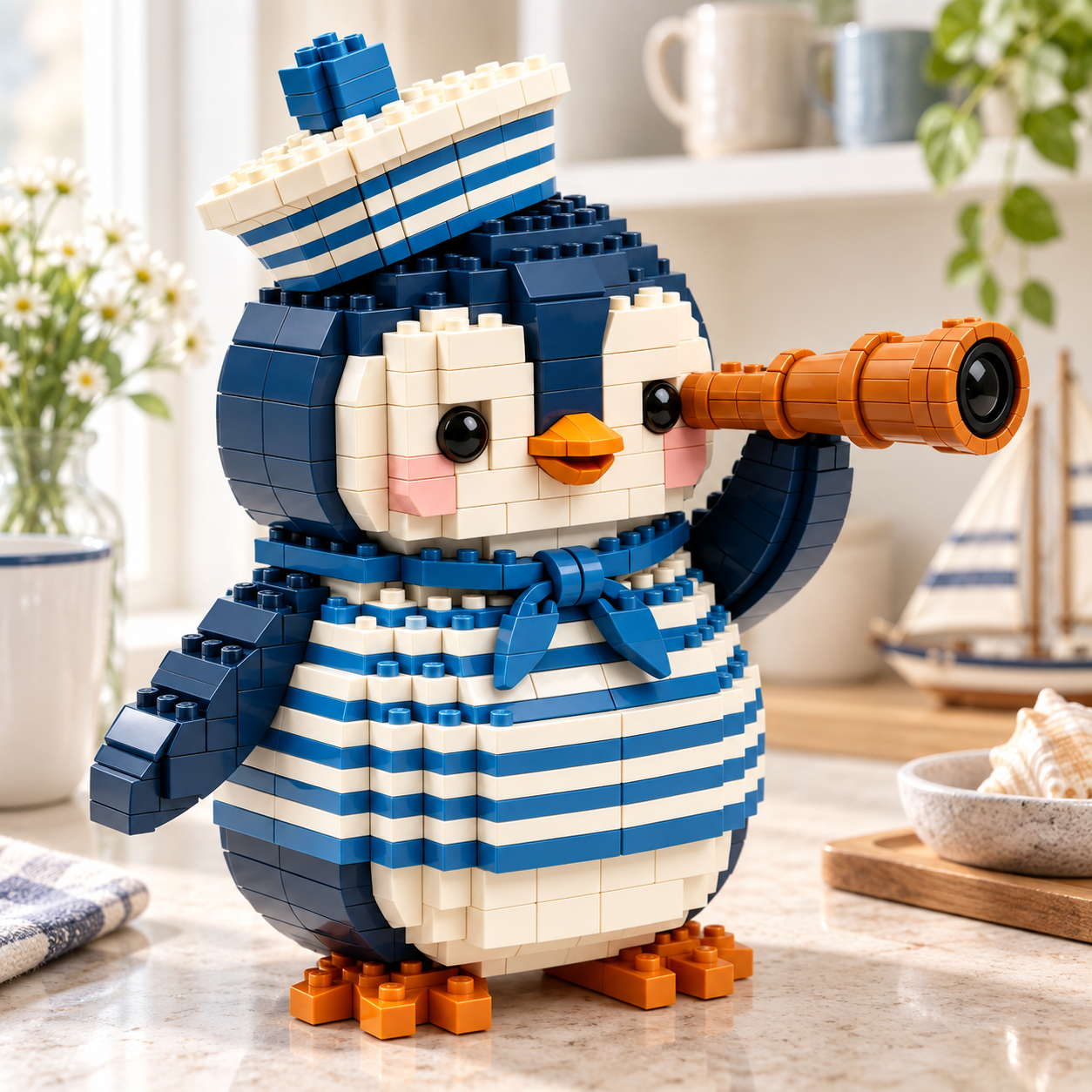 Seafaring Penguin Building Block Set🐧