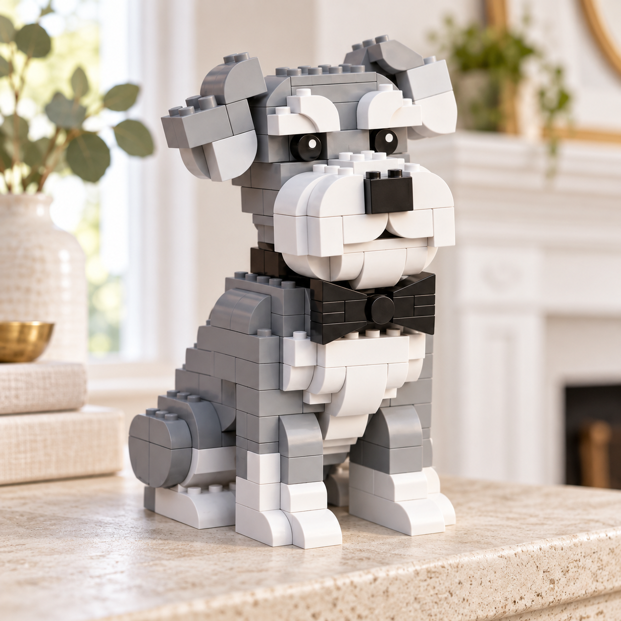 🐾🎩 Sir Schnauzer — Dapper Dog Building Set