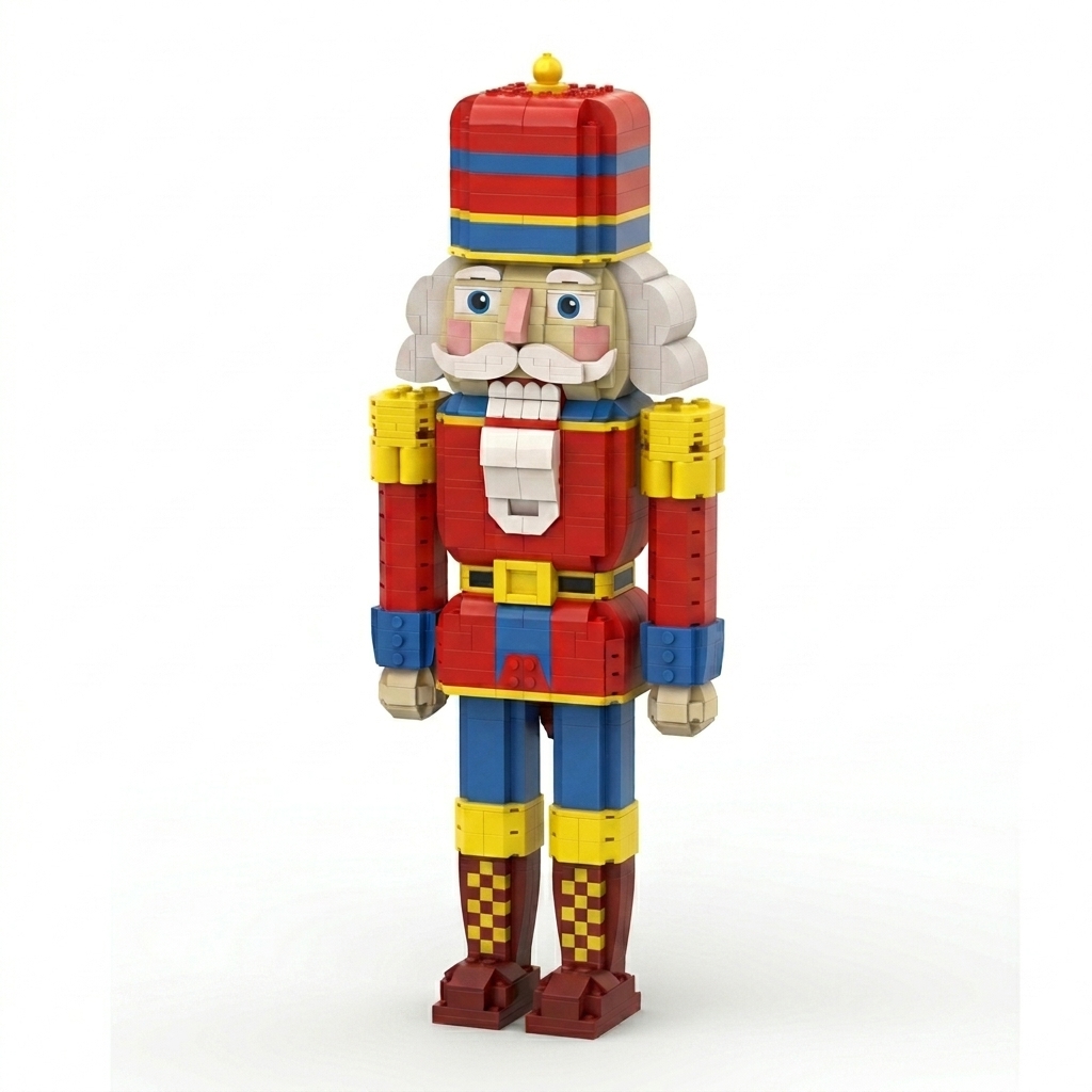 🎖️ Classic Christmas Nutcracker Brick Set 🎄
