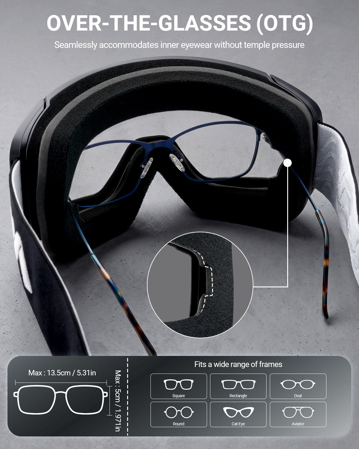 Photochromic Ski  & Snowboard Goggles