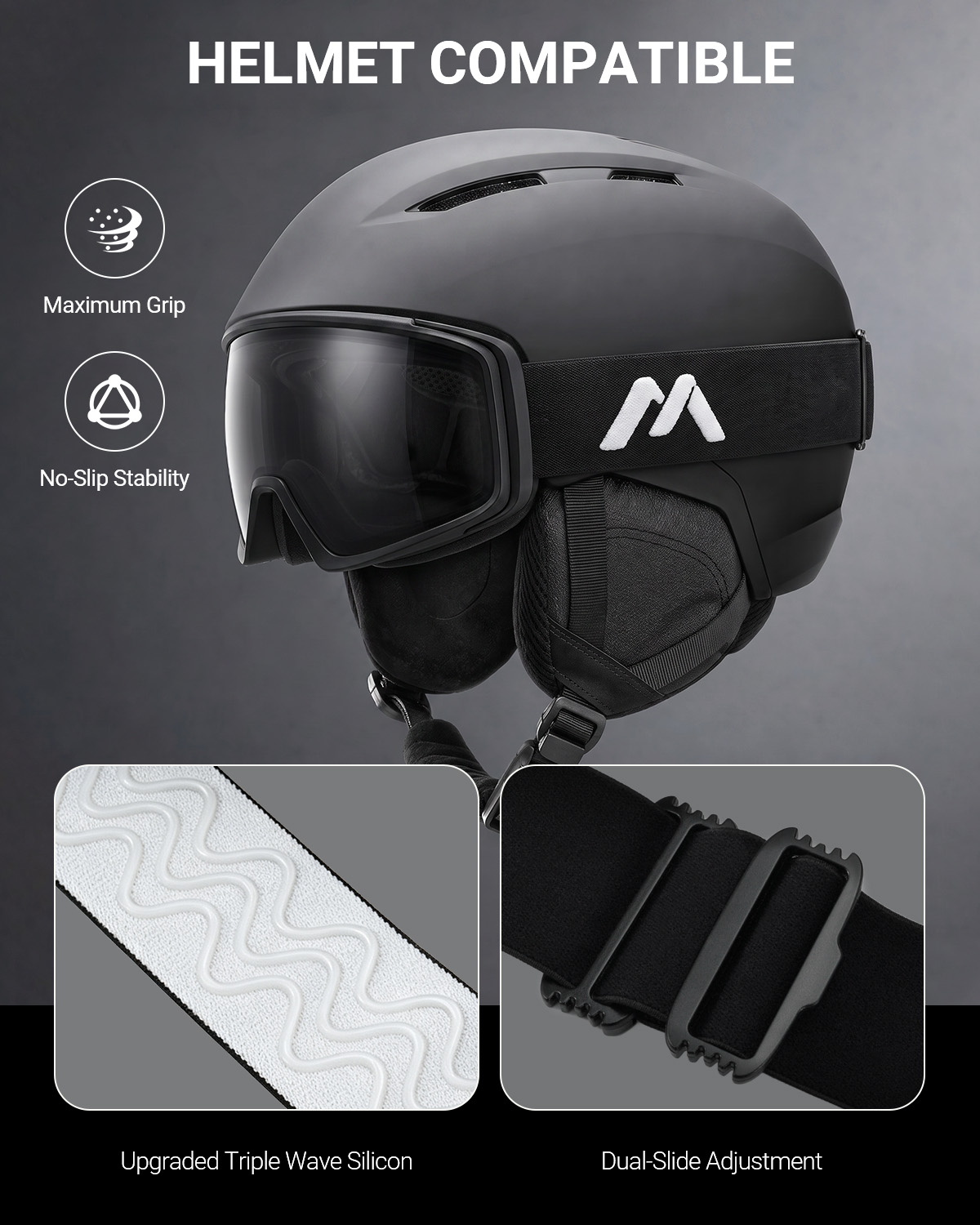 Photochromic Ski  & Snowboard Goggles