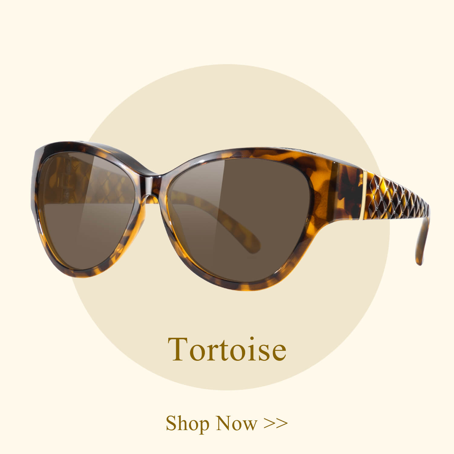 Tortoise Fit-over Sunglasses