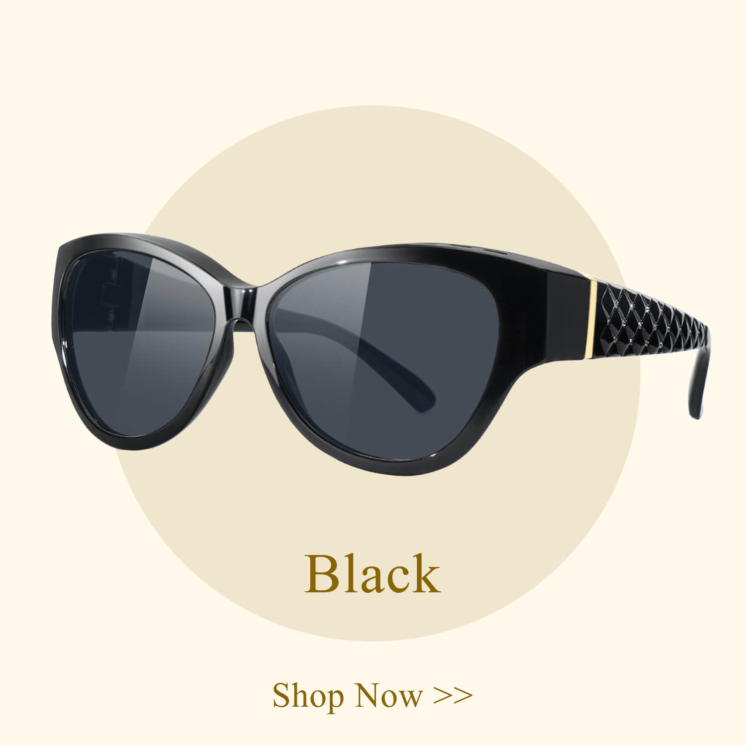 Black Fit-over Sunglasses