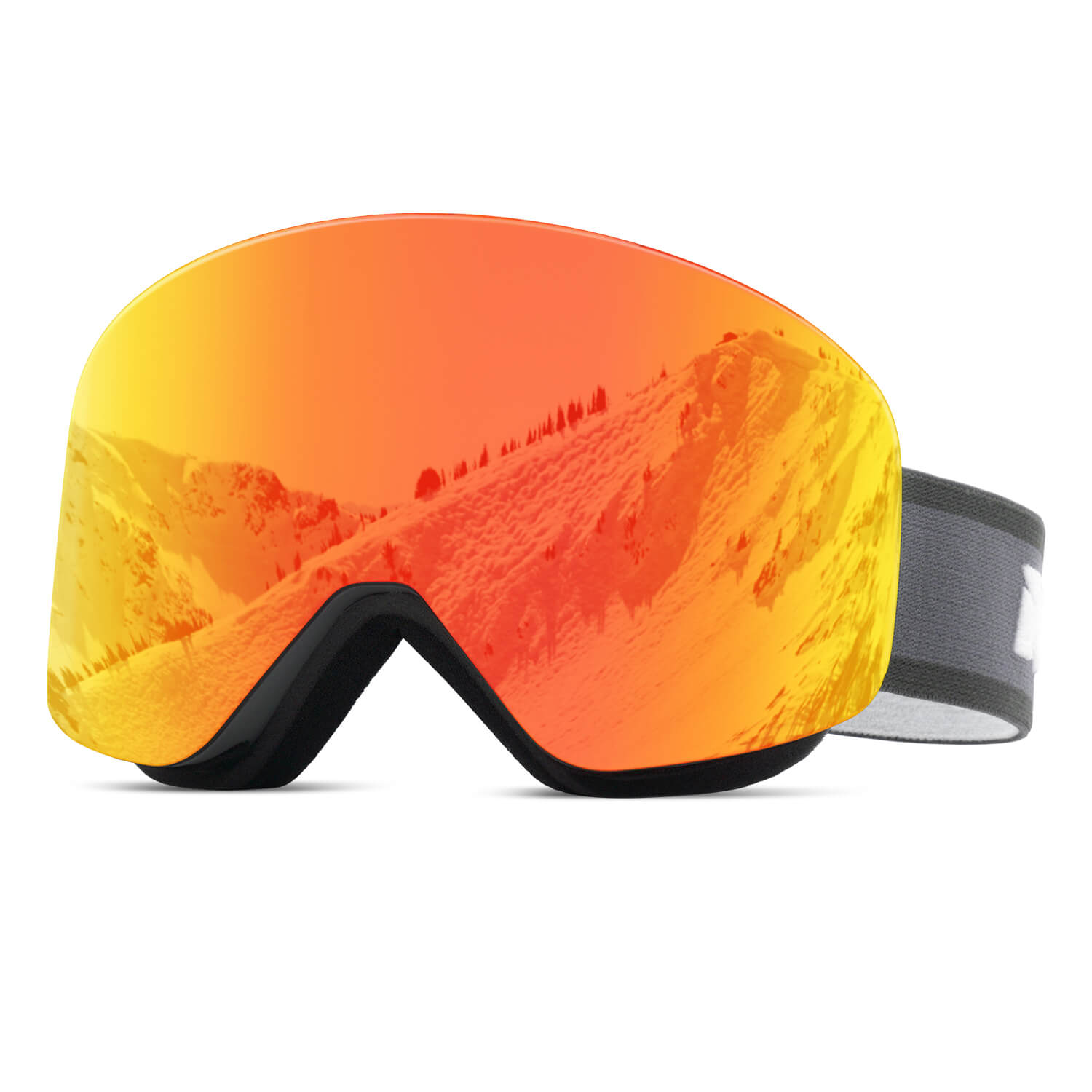 Frameless OTG Ski Goggles