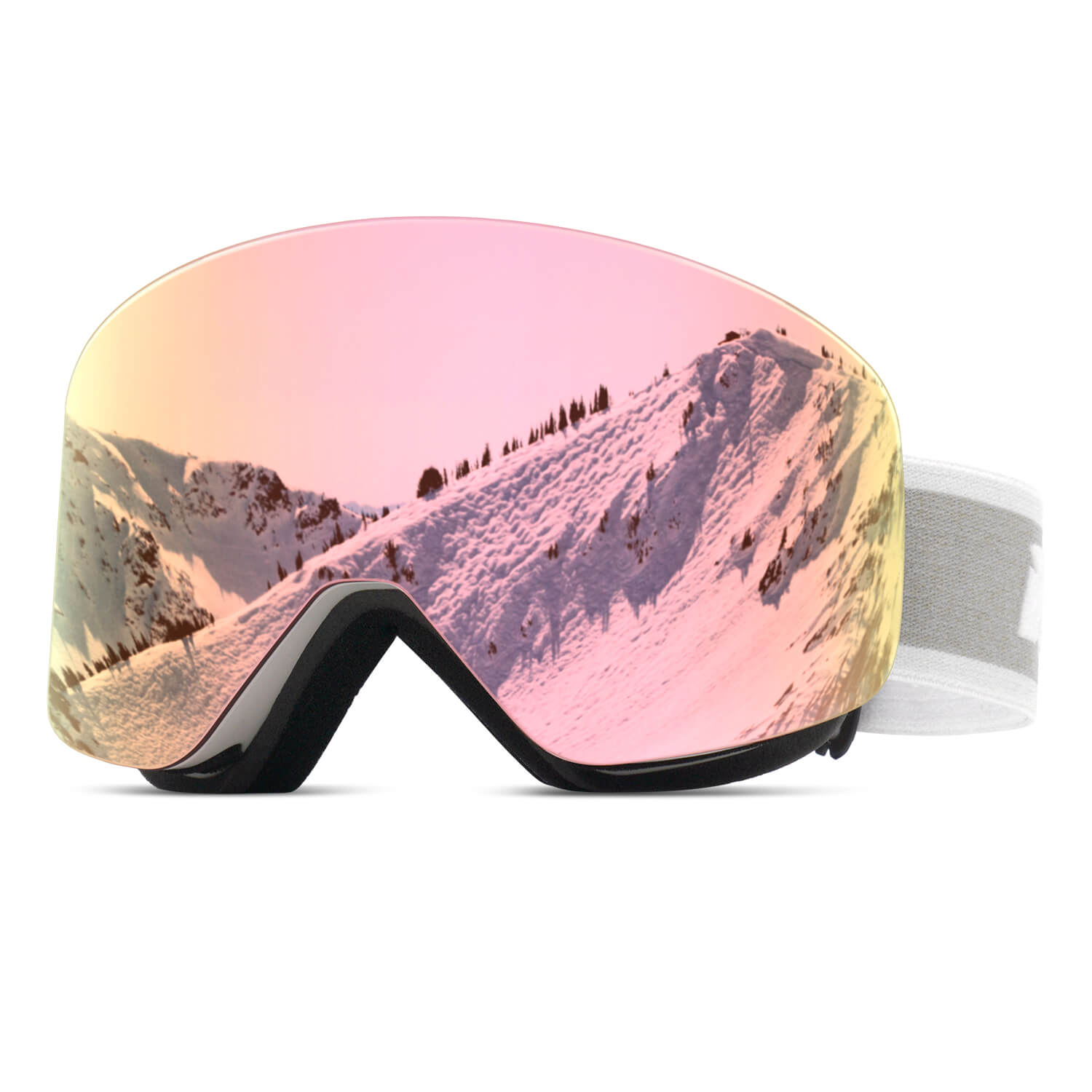 Frameless OTG Ski Goggles