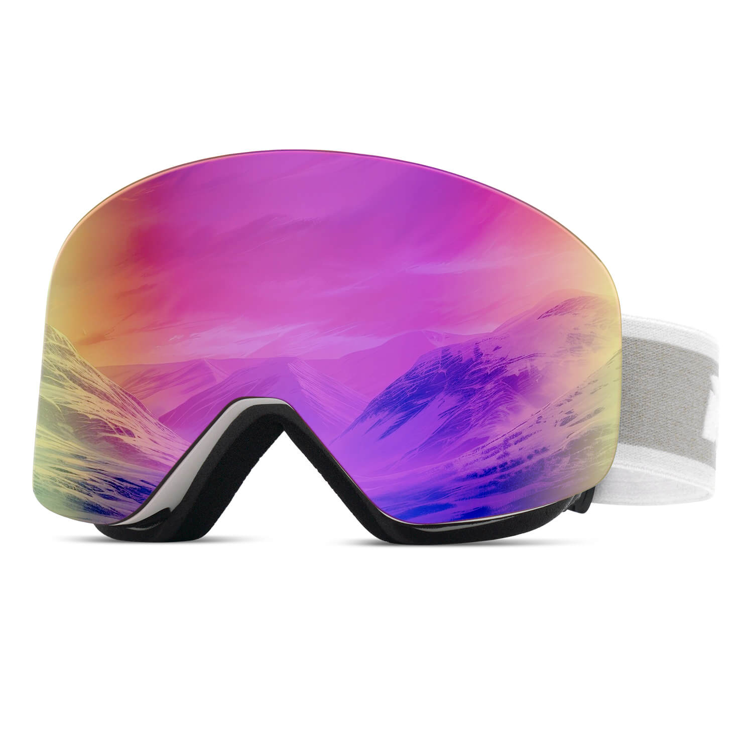 Frameless OTG Ski Goggles