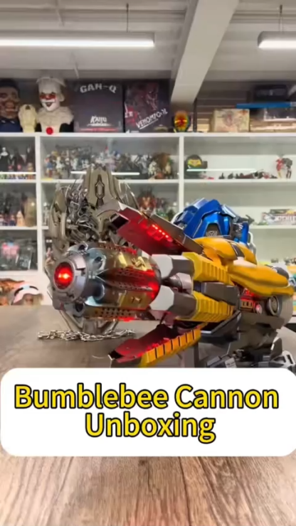  Transformers Bumblebee Arm Cannon – Wearable Transformable Toy with Voice/Button Control