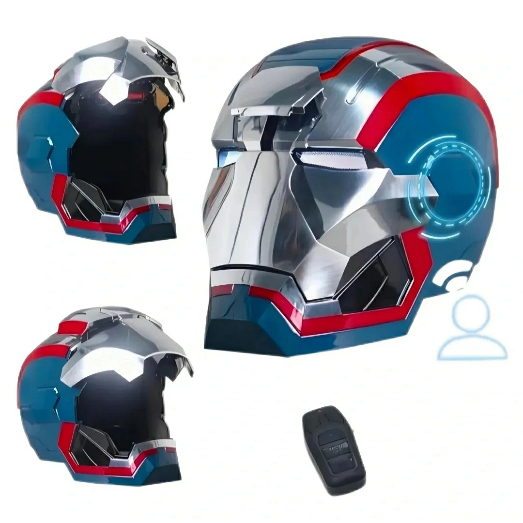 [PREMIUM]Patriot Helmet 1:1 Wearable Collectible with Voice Control Remote Touch & LED Effects