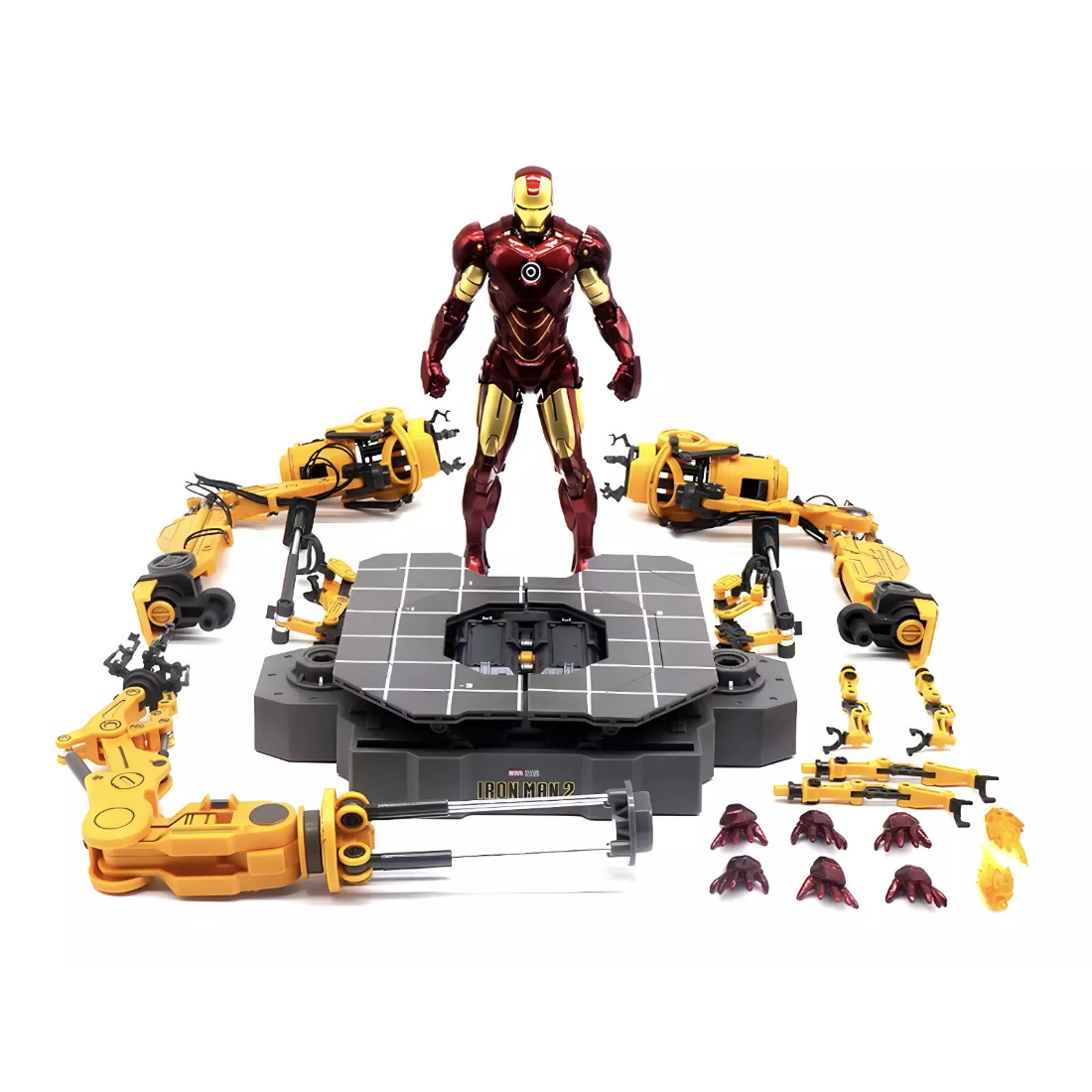 Iron Man MK4 Suit-up Gantry 7 Inch Action Figure