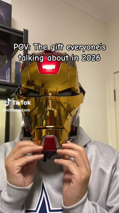 [NEW] Iron Man MK17 Heartbreaker Helmet – 1:1 Wearable Mask, Remote Control