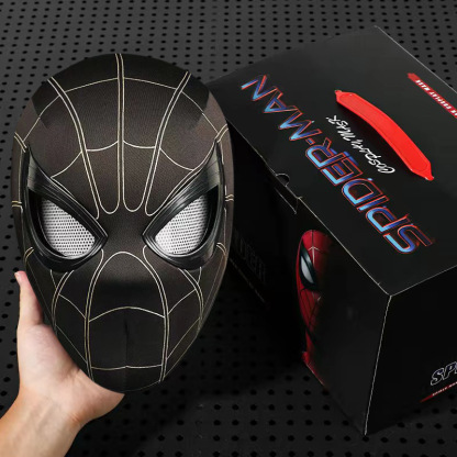 [NEW]Spiderman Mask With Moving Eyes Cosplay Masks