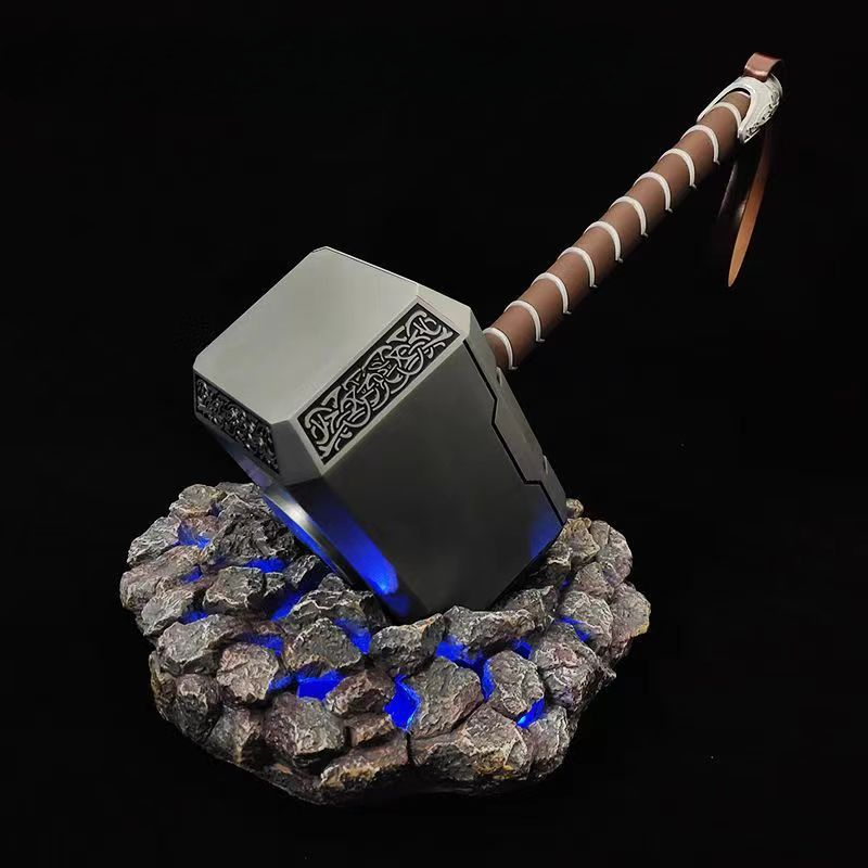 【NEW】Mjolnir Thor Hammer Metal Zinc-Alloy,1:1 Model,44cm