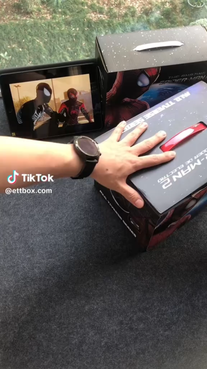 [NEW]Black Venomized Spiderman Mask Realistic Movie Replica