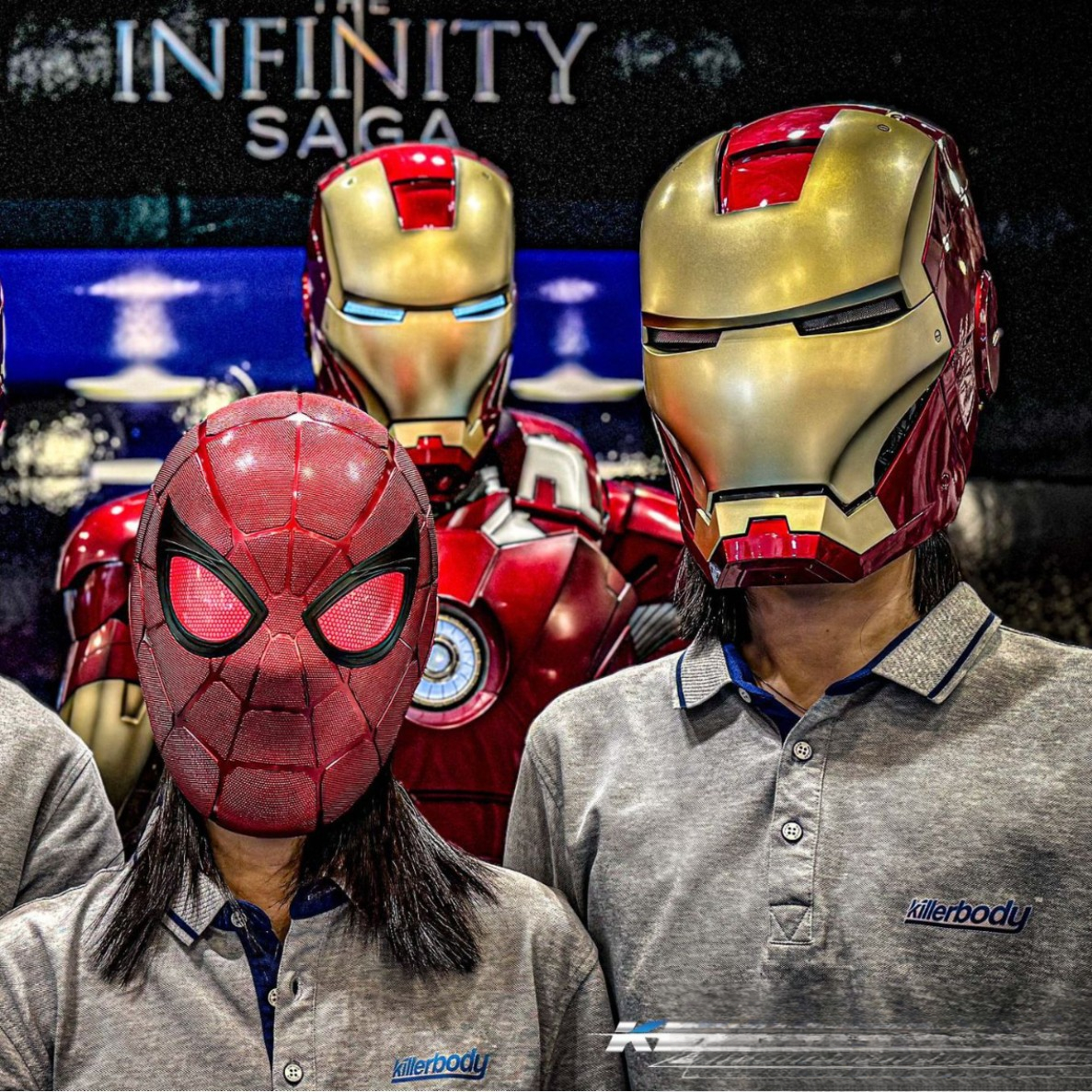 [PREMIUM] Iron Spider Helmet – Wearable LED Magnetic Cosplay Mask