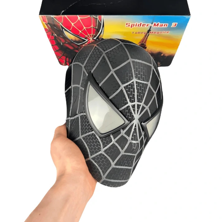 Tobey Spider-Man Mask – 1:1 Magnetic Eye Movie Replica,Half Face Shell