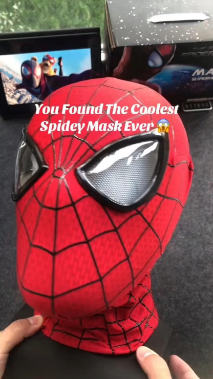 [NEW]The Amazing Spiderman Mask IV Blinking eyes Remote Control