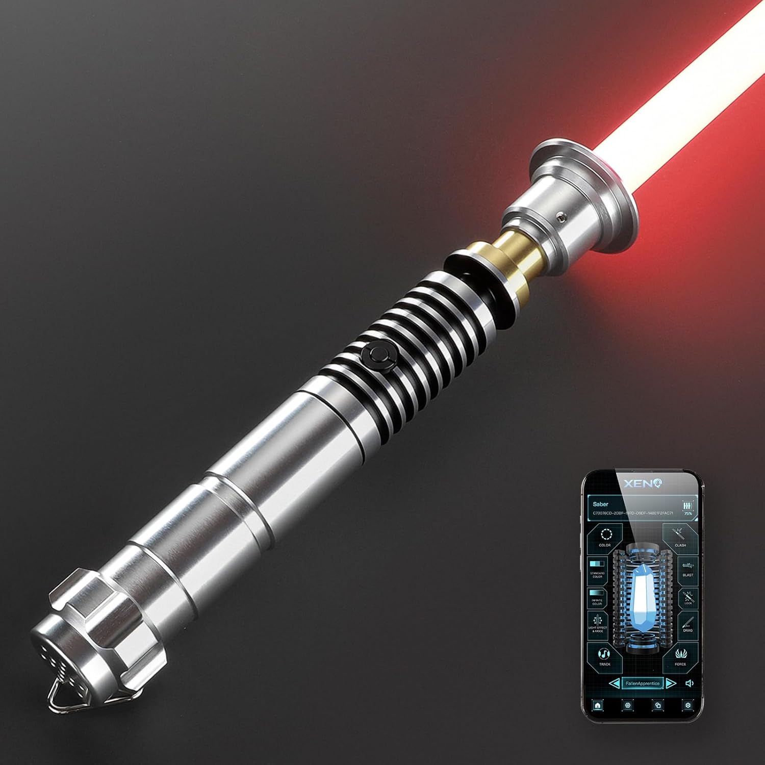 Luke Skywalker lightsaber V1 Smooth Swing Motion Control Metal Hilt 27cm