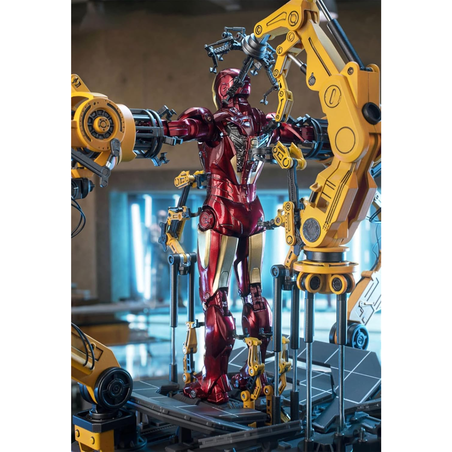Iron Man MK4 Suit-up Gantry 7 Inch Action Figure