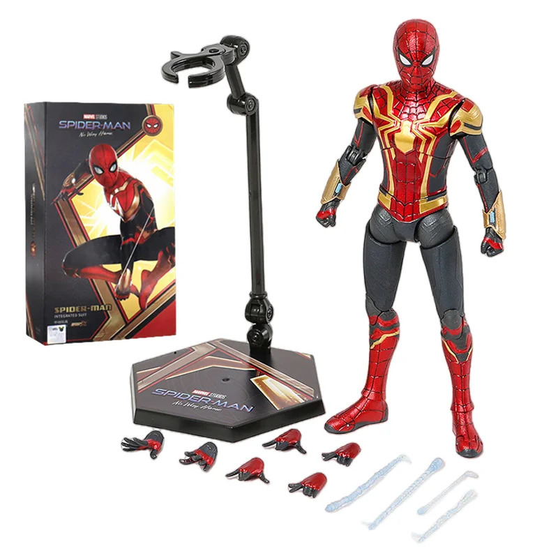 Iron Spiderman Action Figures All Joints Movable 7 Inches