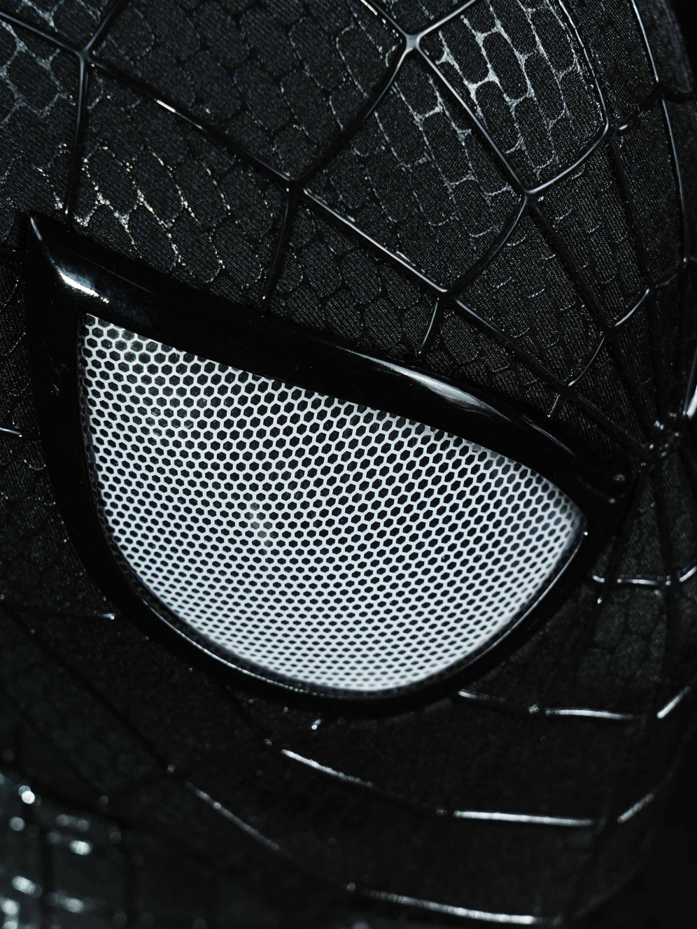 Premium丨TAMS 2 Venom Symbiote Black Mask – 1:1 Handmade Full Faceshell 3D Replica