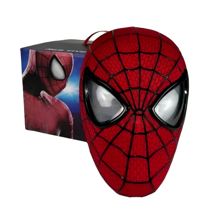 The Amazing Spider-Man Mask – Remote-Controlled Blink LED Eyes Cosplay Collectible