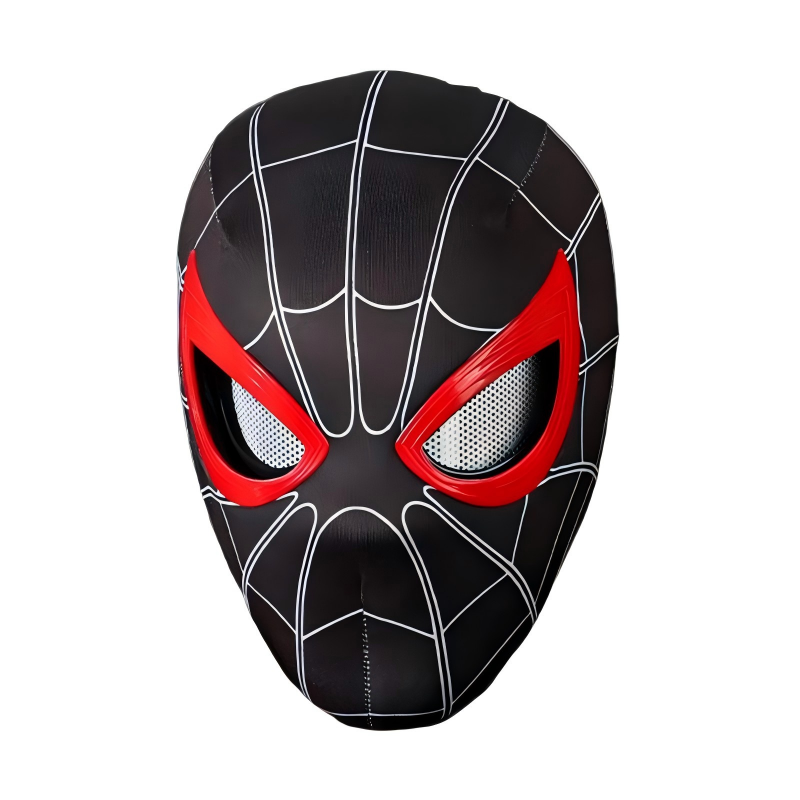 [NEW]Mlies Morales Mask with Moving eyes Black Style 