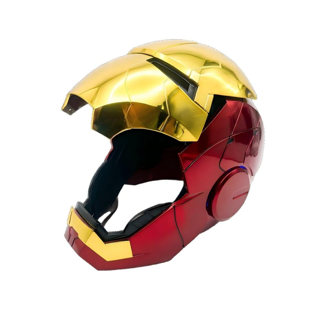 Iron Man Gold MK5 Helmet – 1:1 Wearable Voice + Remote + Touch Control Collectible
