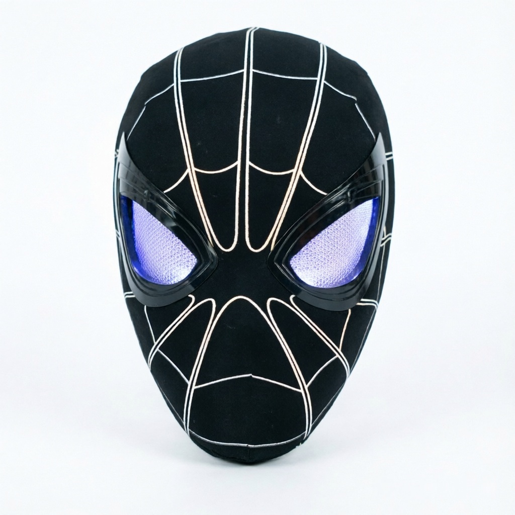 Spider-Man Mask with Remote Control Blink LED Eyes – Cosplay Helmet Birthday Gift